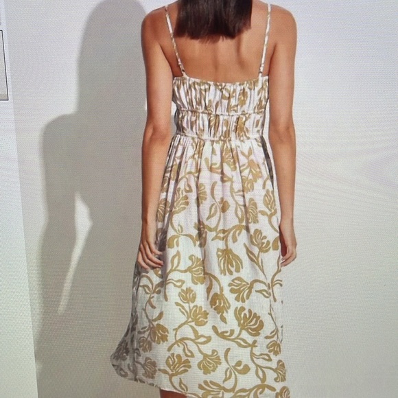 FAITHFULL THE BRAND FRANCESCA LINEN MIDI DRESS - Picture 4 of 12